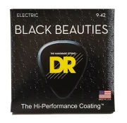 DR Strings BKE-9 BLACK BEAUTIES Electric - Light 9-42