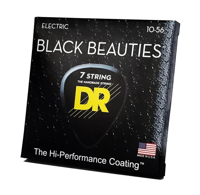 DR BKE7-10 BLACK BEAUTIES Electric - Medium 7-String 10-56 DR BKE7-10 BLACK BEAUTIES Electric - Medium 7-String 10-56