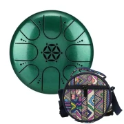 Hluru TCT8-5 JewelGreen 5" (13см) 8 нот Tongue Drum Titanium Steel