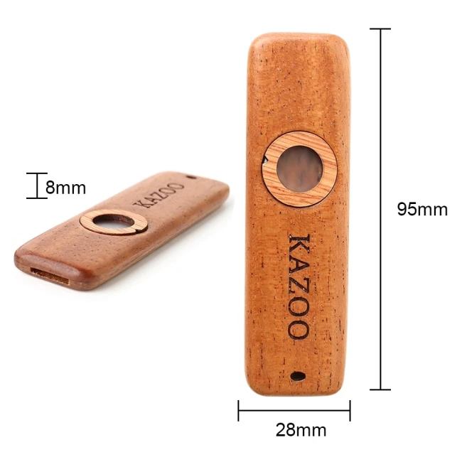 Overtone Wooden Kazoo Square Overtone Wooden Kazoo Square