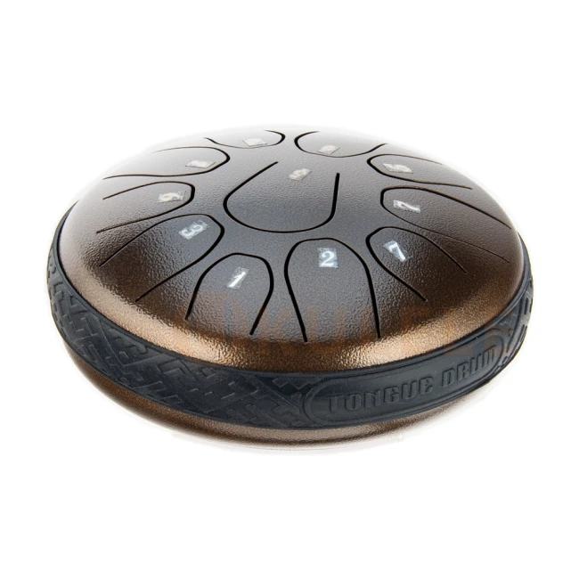 Глюкофон Hluru TOX11-6 Bronze 6" (15см) 11 нот Tongue Drum 304 Stainless Steel