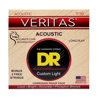 DR VTA-11 VERITAS Coated Core - Custom Light 11-50 DR VTA-11 VERITAS Coated Core - Custom Light 11-50