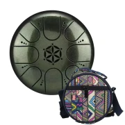 Hluru TCT8-5 Kiwi 5" (13см) 8 нот Tongue Drum Titanium Steel