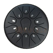 Hluru TOX11-6 Charcoal 6" (15см) 11 нот Tongue Drum 304 Stainless Steel