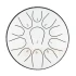 Глюкофон Hluru TOX11-6 White 6" (15см) 11 нот Tongue Drum 304 Stainless Steel