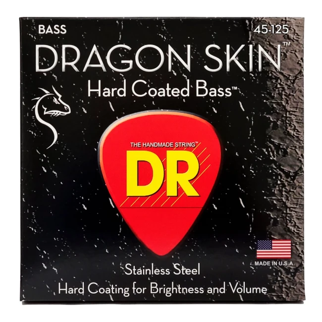 DR DSB5-45 DRAGON SKIN Bass 5-String - Medium 45-125