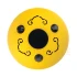 Глюкофон Hluru TOY8-6 Golden 6" (15см) 8 нот Tongue Drum 304 Stainless Steel