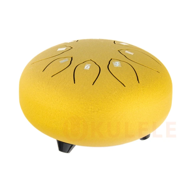 Глюкофон Hluru TOY8-6 Golden 6" (15см) 8 нот Tongue Drum 304 Stainless Steel
