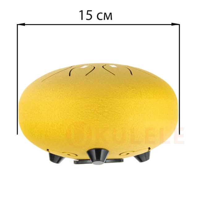 Глюкофон Hluru TOY8-6 Golden 6" (15см) 8 нот Tongue Drum 304 Stainless Steel