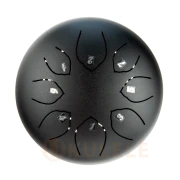 Hluru TOY8-6 InkBlack 6" (15см) 8 нот Tongue Drum 304 Stainless Steel