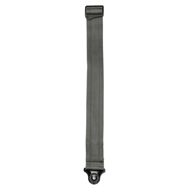D'Addario 50BAL09 Auto Lock Guitar Strap (Metal Grey)