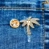 Металевий значок брошка, пін з металу "Пальма" (pin0049)
