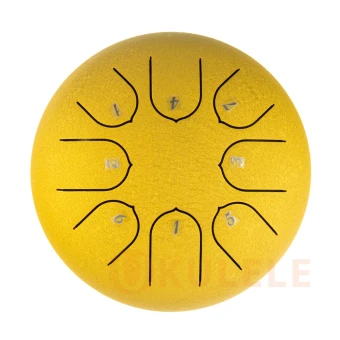 Hluru TC8-6 Golden 6" (15см) 8 нот Children Tongue Drum 304 Stainless Steel Hluru TC8-6 Golden 6" (15см) 8 нот Children Tongue Drum 304 Stainless Steel