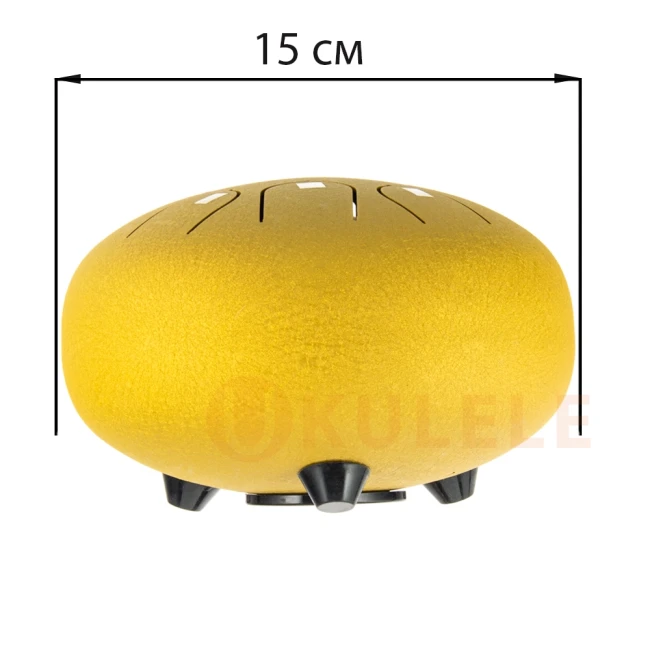 Глюкофон Hluru TC8-6 Golden 6" (15см) 8 нот Children Tongue Drum 304 Stainless Steel