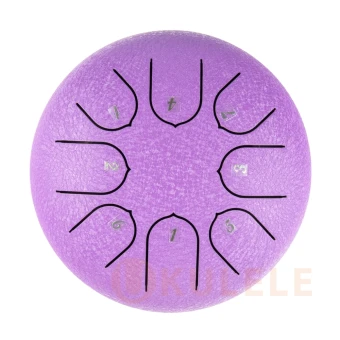 Hluru TC8-6 Lavander 6" (15см) 8 нот Children Tongue Drum 304 Stainless Steel