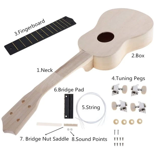 Укулеле сопрано "Набір для творчості "Збери сам"