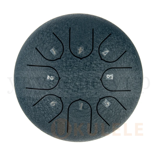 Глюкофон Hluru TC8-6 NavyBlue 6" (15см) 8 нот Children Tongue Drum 304 Stainless Steel