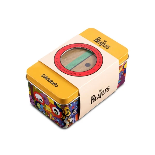 D'Addario 50BTYS02 Yellow Submarine 50th Anniversary Guitar Strap Tin - George D'Addario 50BTYS02 Yellow Submarine 50th Anniversary Guitar Strap Tin - George