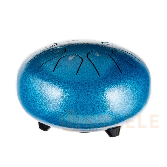 Глюкофон Hluru TC8-6 SeaBlue 6" (15см) 8 нот Children Tongue Drum 304 Stainless Steel