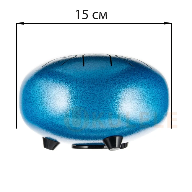 Глюкофон Hluru TC8-6 SeaBlue 6" (15см) 8 нот Children Tongue Drum 304 Stainless Steel