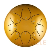 Hluru TY8-8 DeepYellow 8" (20см) 8 нот Tongue Drum Alloy Carburizing Steel