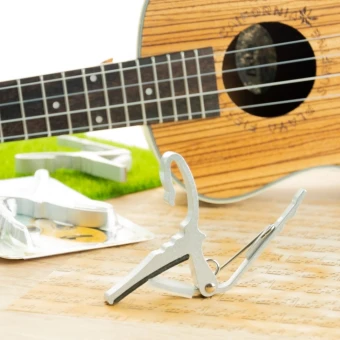 Каподастр для класичної гітари Dedo MA-11 Silver