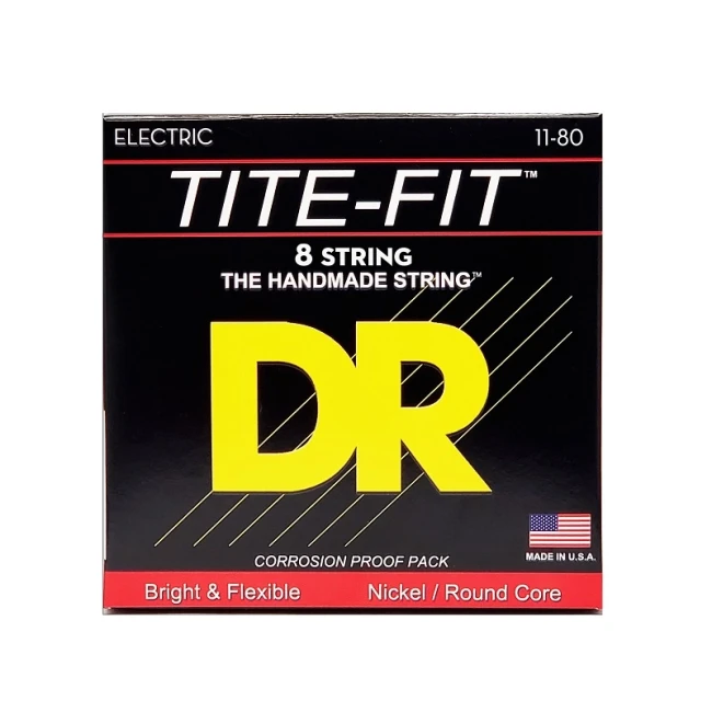 DR TF8-11 TITE-FIT Electric - Extra Heavy 8 String 11-80