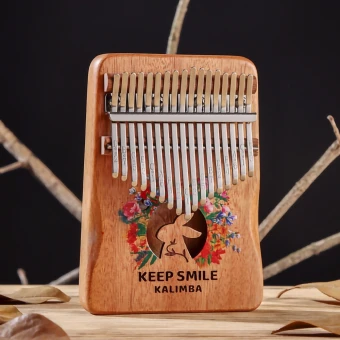 Hluru Huashu KHR17 Rabbit in Flower Mahogany (17 нот, червоне дерево)