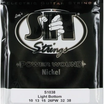 SIT S1038 Light Bottom Power Wound Nickel 10/38 SIT S1038 Light Bottom Power Wound Nickel 10/38