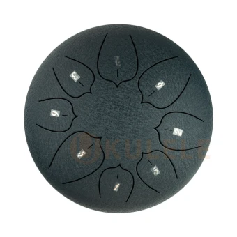 Hluru Huashu THL8-8 Navy Blue 8" (20см) 8 нот Tongue Drum Carbon Steel