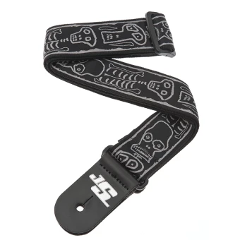 D'Addario 50JS01 Joe Satrani Woven Guitar Strap (Skull N Bones) D'Addario 50JS01 Joe Satrani Woven Guitar Strap (Skull N Bones)
