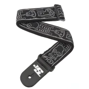 D'Addario 50JS01 Joe Satrani Woven Guitar Strap (Skull N Bones)